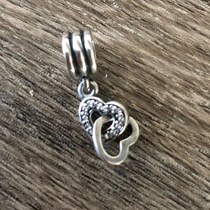 Pandora Silver Heart Bangle Charm